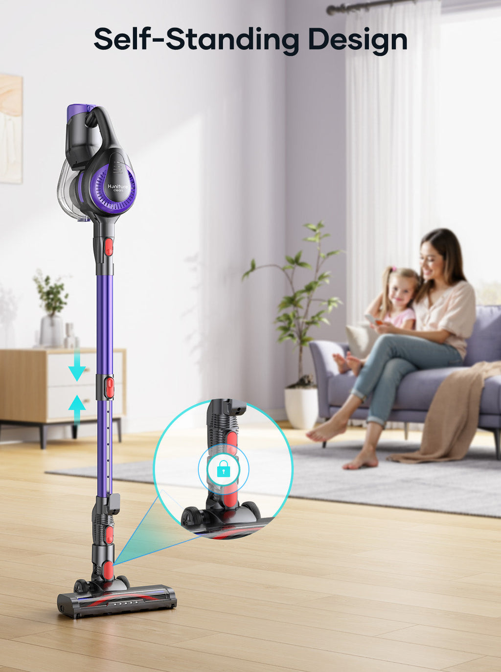 Honiture Y10 Lightweight Cordless Stick Vacuum